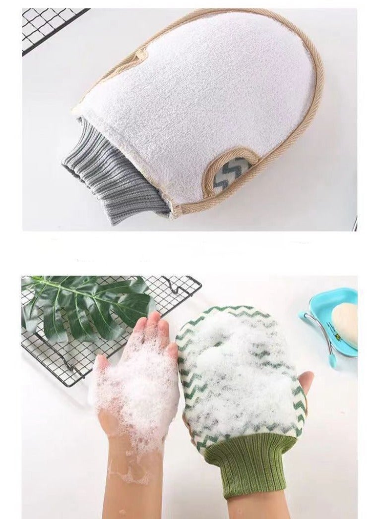 Exfoliating Spa Brush, Body Brush Gloves, Exfoliating Gloves, Bath Towel - Image 3