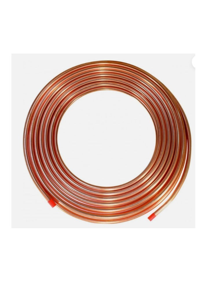 1/2 inch x (0.59MMx15M). Copper tubing Soft Type Refrigeration Standard "ASTM B68" - Image 1