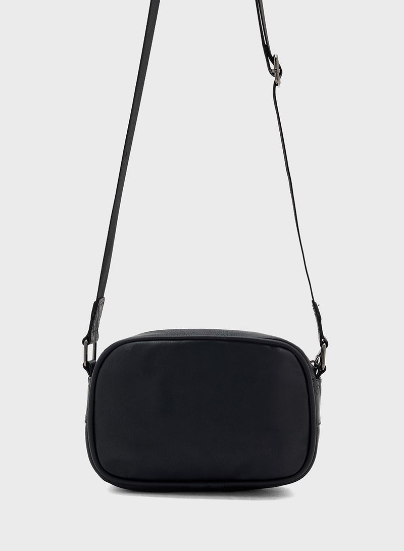Robert Wood Crossbody Casual Messenger Bag - Image 2
