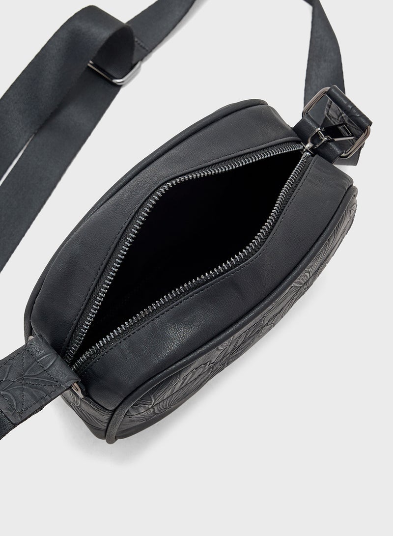 Robert Wood Crossbody Casual Messenger Bag - Image 5