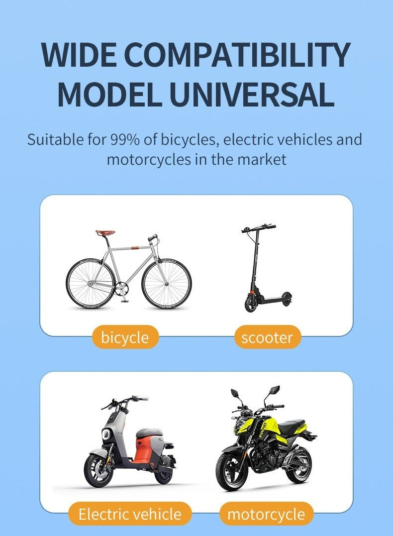 Bike Phone Holder with Sunshade, Motorcycle Phone Mount Waterproof for Bicycle Electric Scooter Accessories for Adult Bikes Handlebar Cell Phone Stand for Men Suit