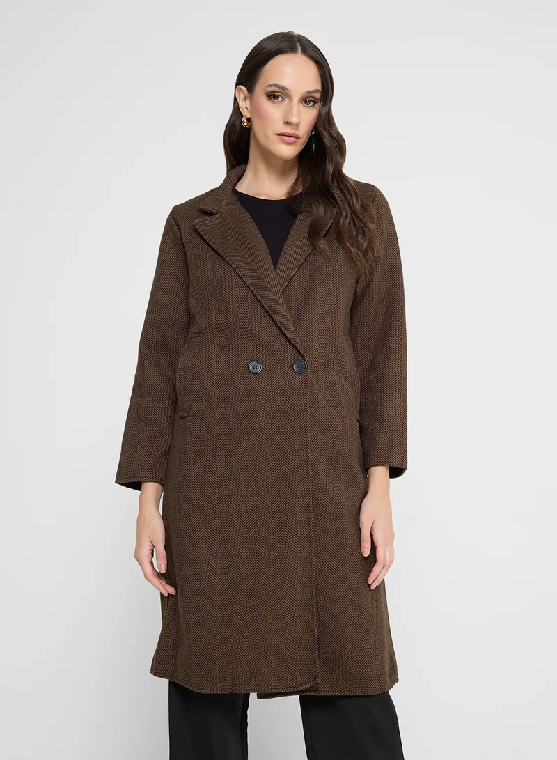 ايلا Mid Length Over Coat