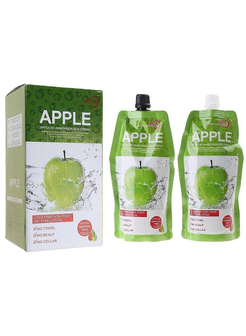 Apple Natural Hair Color Cream 96 Ammonia Free 1000ml - Image 2