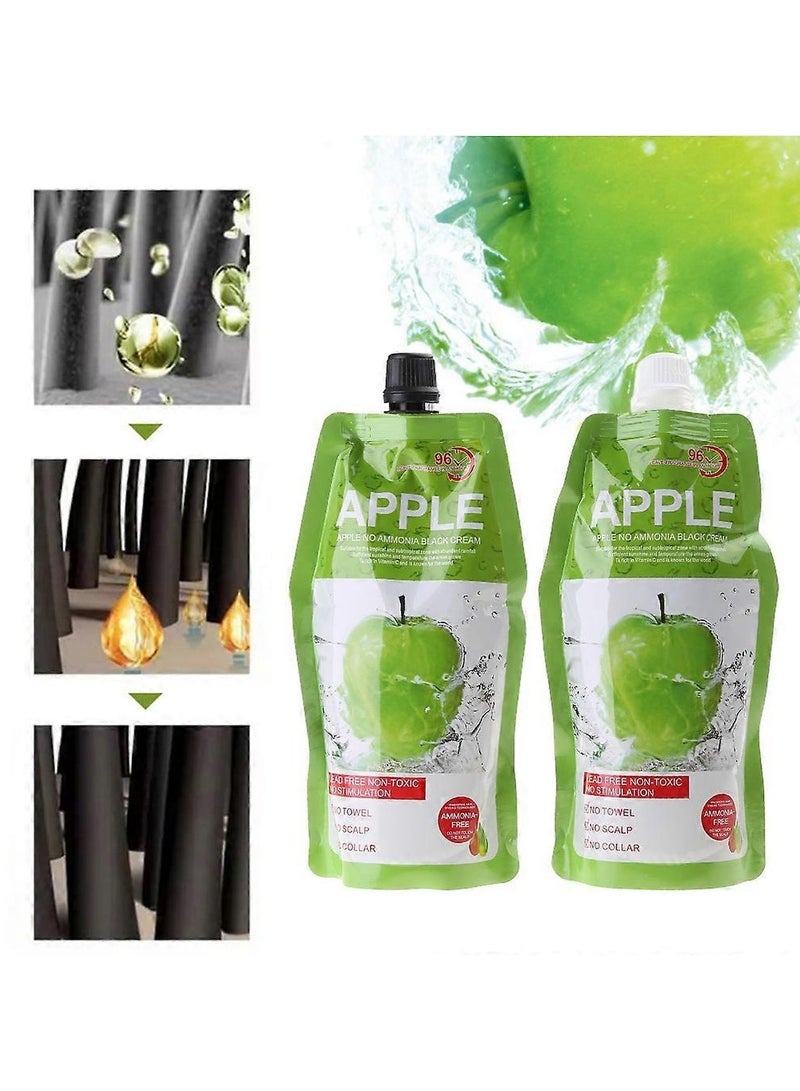 Apple Natural Hair Color Cream 96 Ammonia Free 1000ml - Image 3