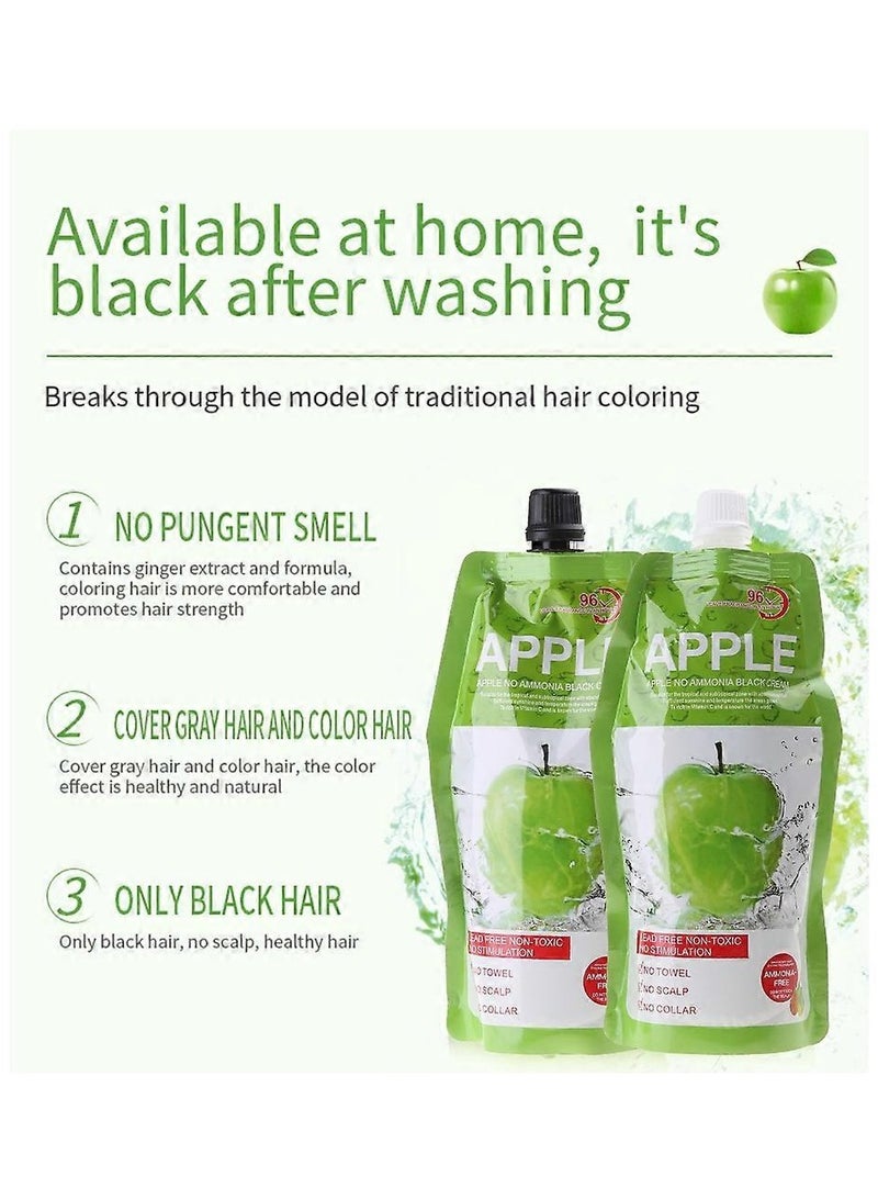 Apple Natural Hair Color Cream 96 Ammonia Free 1000ml - Image 5