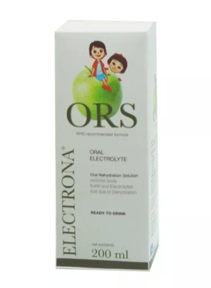 Ors Oral Electrolyte 200Ml, Apple Flavour