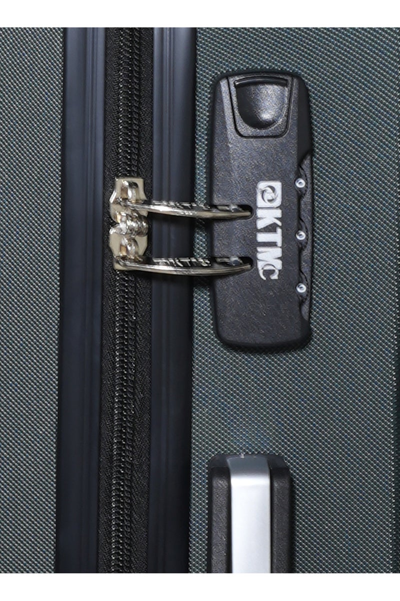 KTMC ABS Luggage 20 inches Carry-On Suitcases, KTMC-9191 Blackish Green - Image 5