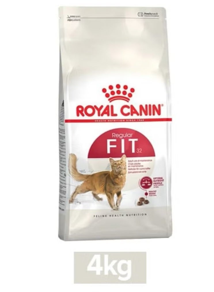 ROYAL CANIN Feline Health Nutrition Fit 32 Adult Cat Dry Food 4kg
