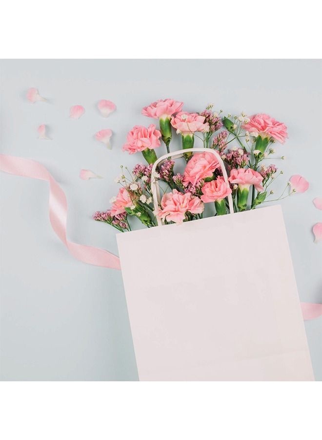 SNH Packing Kraft Paper Bag White Twisted Handle 32x28x16 cm Paper Party Bags Hen Party Bags Kraft Paper Bag Bride Birthday Gift Bag Wedding Celebrations Bags For Party Favour Pack of 20 Pieces  - Image 5