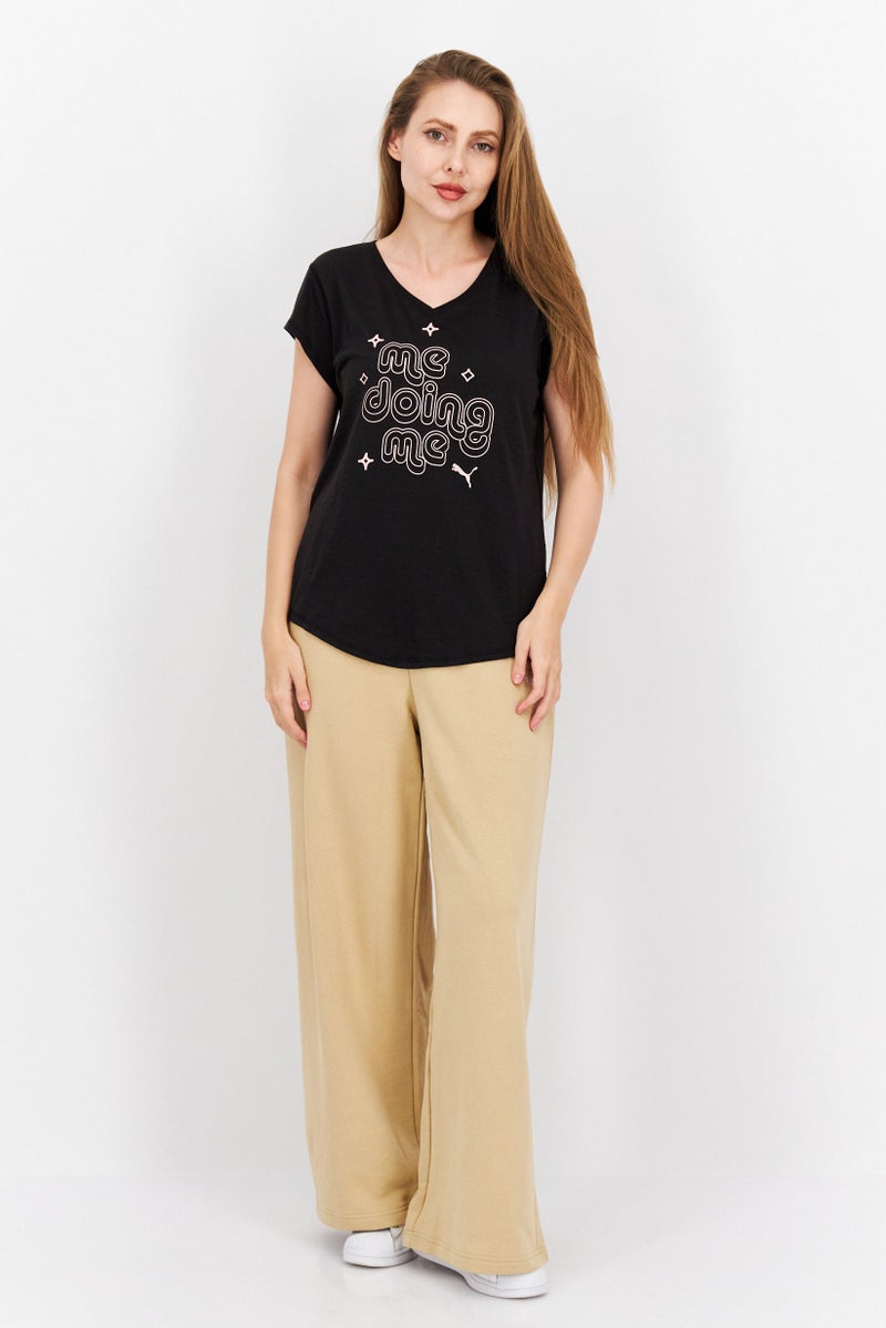 PUMA Women Sportswear Fit Short Sleeve Outdoor Tops, Black - Image 4