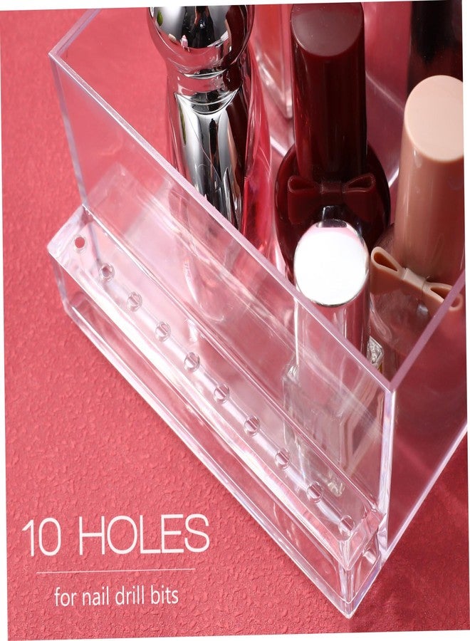 Beaupretty Nail Display Stand Nail Drill Bits Holder Nail Tool Storage Rack Nail Drill Grinding Bit Holder Box Display Stand for Nail Drill Manicure Tools Bit Holders - Image 4