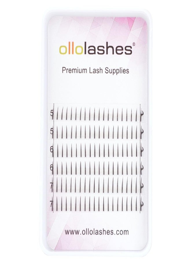 OLLOLASHES Bottom Lashes 120 Pcs, 0.07mm Thickness J Curl Bottom Lash Clusters, 5-7mm Length for Bottom Lash Extension (J-0.07, 5-7mm) - Image 1