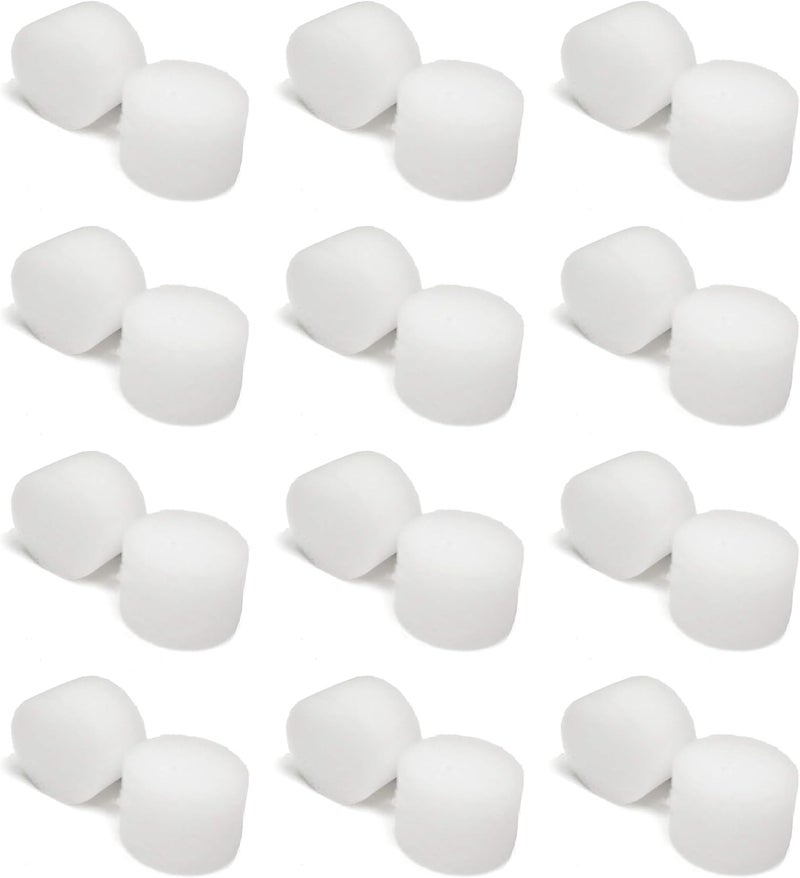 Nispira Replacement Sponges Air Filter Compatible with Adult/Kid Compressor System Cool Mist Inhaler Vaporizer, 24 Filters