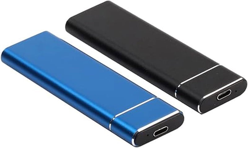 NEELABIL SSD 1TB Type-C Mobile Solid State Drive Portable USB 3.1 Portable SSD Shockproof Aluminum Alloy Solid State Drive Compatible with Windows XP/Win7/Win8/Win10/Mac OS/Linux(Black) - Image 3