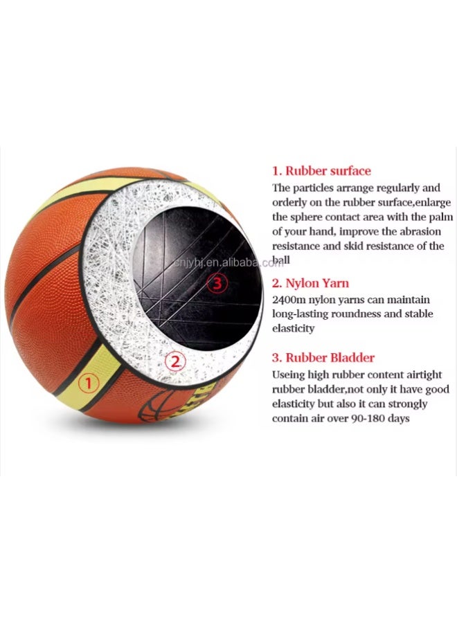 مولتين كرة سلة مولتين  جولد كب جلد صناعي – مقاس 7 - Image 3