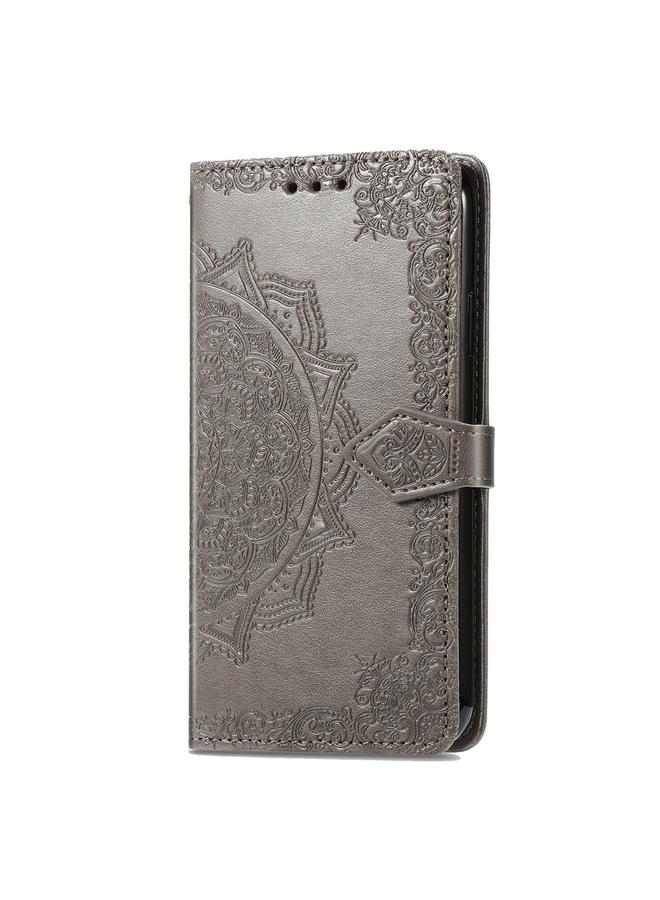 S-TOP Case For Motorola Edge 50 Pro Mandala Flower Embossed Leather Phone Case - Image 2