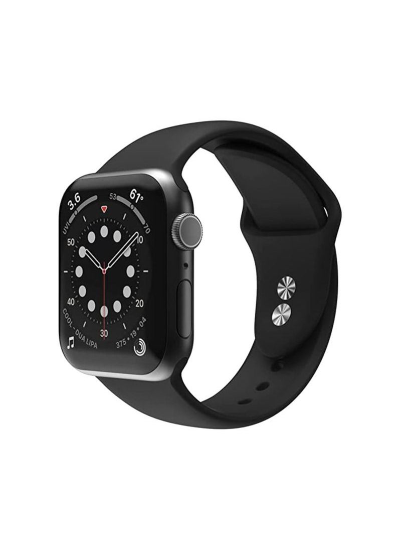 Rock Pow - Silicone Wristband for Apple Watch Series Ultra/8/7/6/5/4/3/2/1 42/44/45/49mm - Image 1
