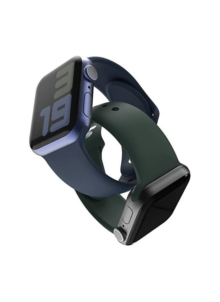 Rock Pow - Silicone Wristband for Apple Watch Series Ultra/8/7/6/5/4/3/2/1 42/44/45/49mm - Image 1