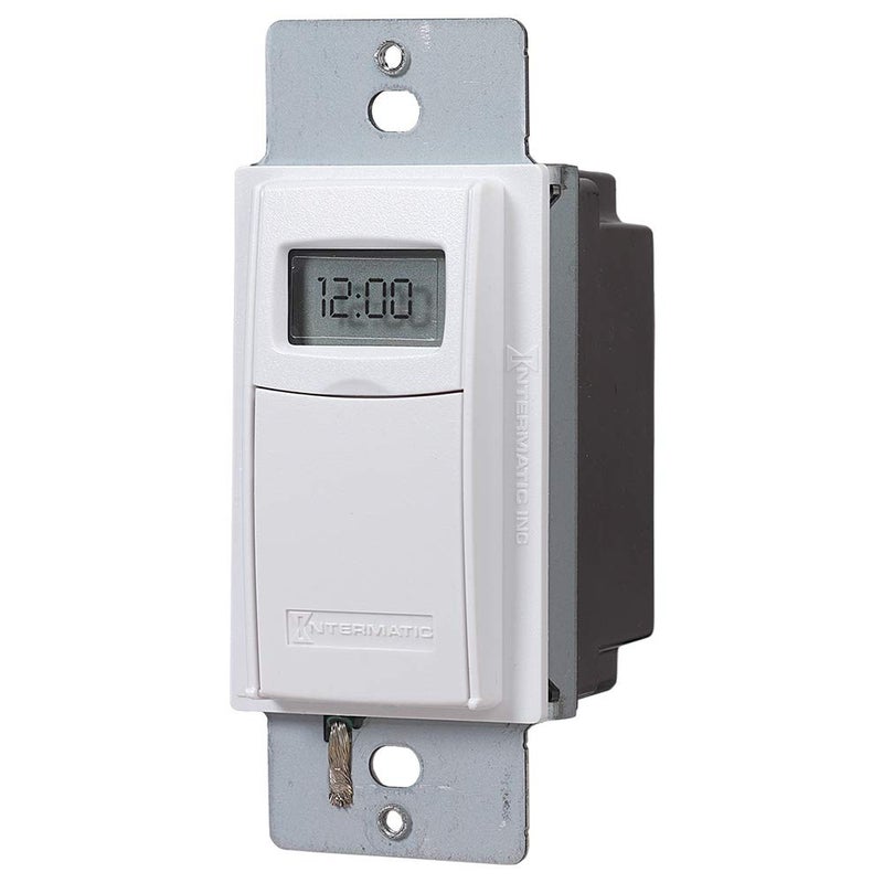 Intermatic Intermatic EI600WC Decorator Digital In-Wall 7-Day Astronomic Timer, White  - Image 4