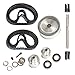 MOSHNOLY Aluminum Belt Drive System Kit for Arrma 6S 17 Limitless V2Transmission Belt Kit Upgrade for Center DifferentialModular Drive Train Belt Speed Run Spur Input Replace PartFits for 5MM Motor Shaft - Image 2