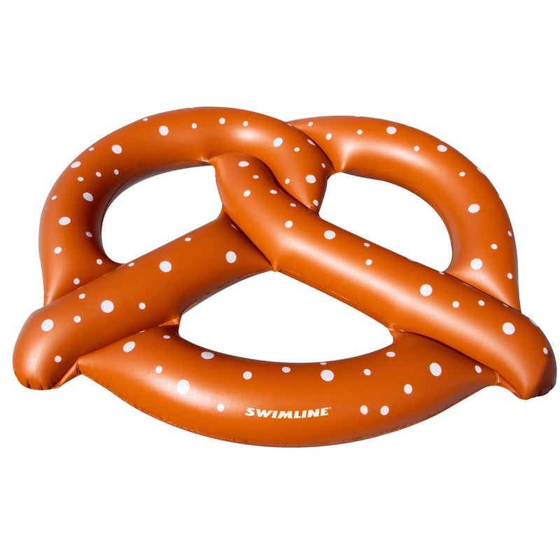 Swimline Giant Pretzel Swim Fun Inflatable Floating Seat, 1-Pack - Image 1