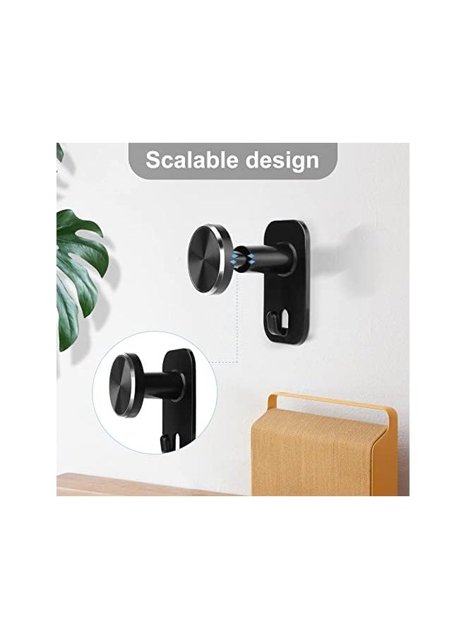 SYOSI - 2 Pack Headphone Stand Retractable Headset Hanger Sticky Desktop Hook For All Headsets Earphone Clamp For Air Pods Max Music Headphones - Image 1