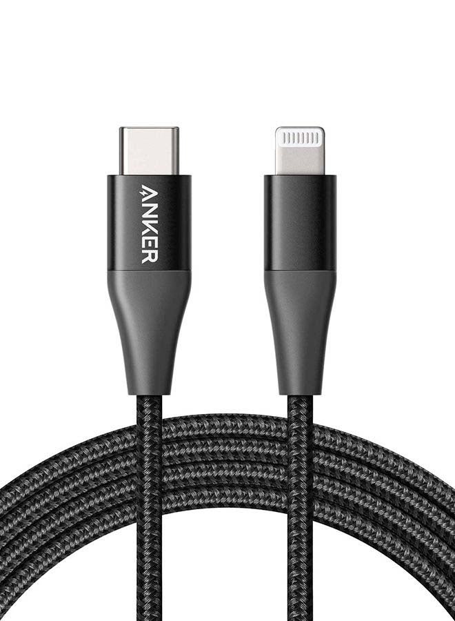 Anker 6ft Apple MFi Certified USB C to Lightning Cable Powerline+ II Nylon Braided Cable for iPhone 14/14 Plus/14 Pro/14 Pro Max/13/12/11/X Series, Supports Power Delivery - Image 1