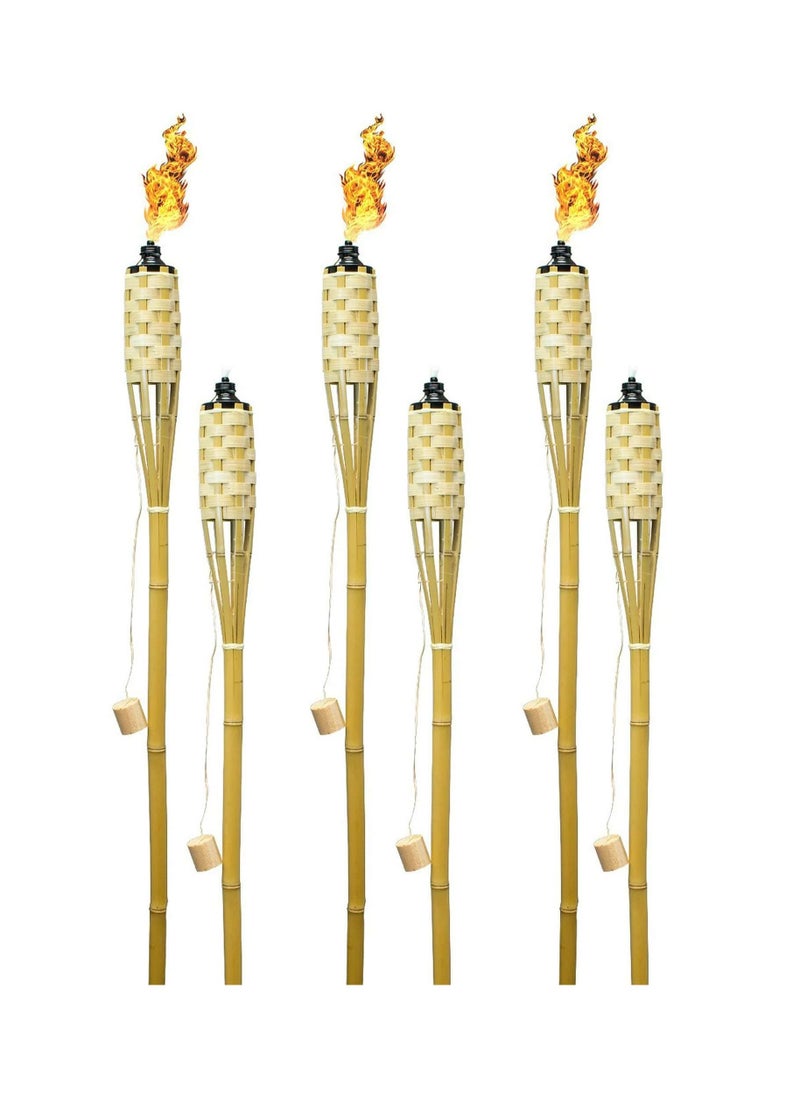 Bamboo Outdoor Torches 120 Cm 6 Pcs Set - pzsku/ZF45074EF4821D82D419BZ/45/_/1699083432/608bbcee-0a5d-4a55-9146-d81c39441397