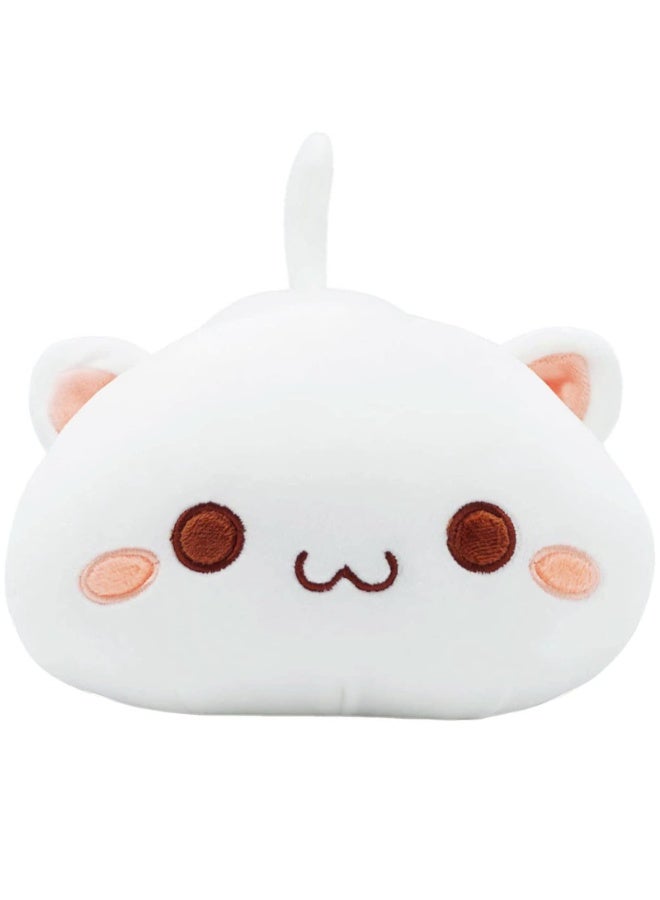 PureTuti Cute Kitten Plush Toy 20" Stuffed Animal Pet Kitty Soft Anime Cat Plush Pillow for Kids (White , 20") - Image 2