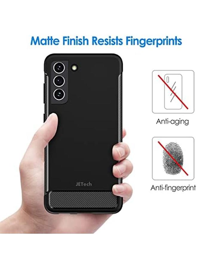 Jetech Slim Fit Case For Samsung Galaxy S21 Fe 5G 6.4 Inch Thin Phone Cover With Shock Absorption And Carbon Fiber Design Black - Image 4