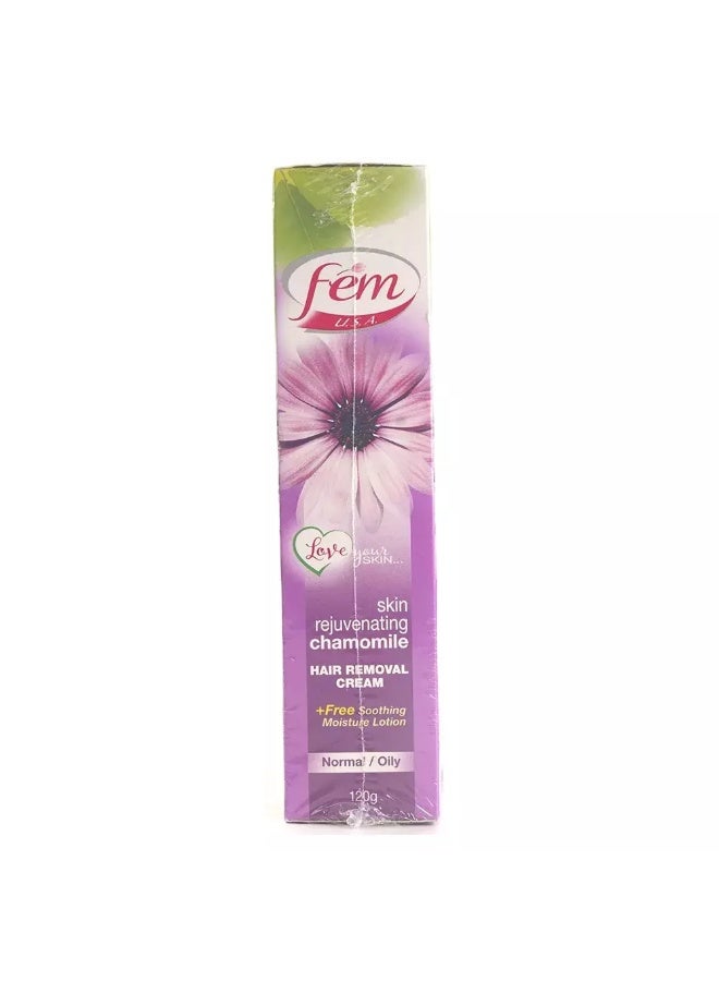 Fem USA Hair Removal Cream Chamomile- 2X120gms - Image 3