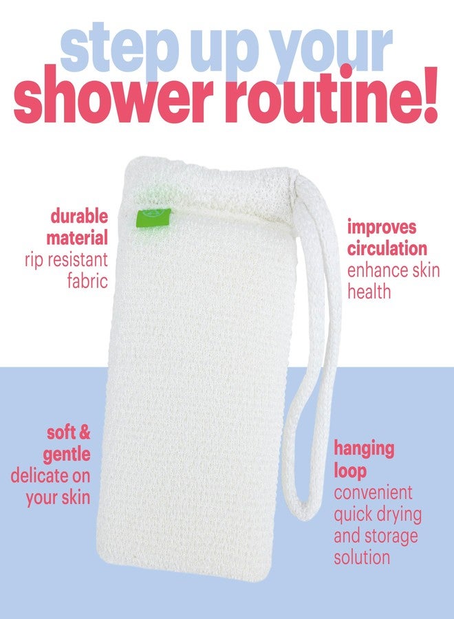 afterspa Bath Scrubber for Body by Afterspa, Shower Brush, Back Loofah, Body Exfoliator, Vegan and Cruelty Free (Pack of 6) - Image 5