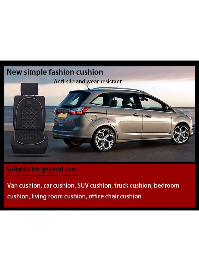 1 Pcs Magnetic Seat Cushion Car Magnet Seat Cover Massager Car Sponge Seat Cushion Black Colour Car Accessories