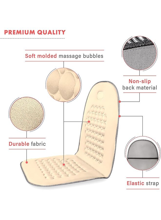 1 Pcs Magnetic Seat Cushion Car Magnet Seat Cover Massager Car Sponge Seat Cushion Black Colour Car Accessories