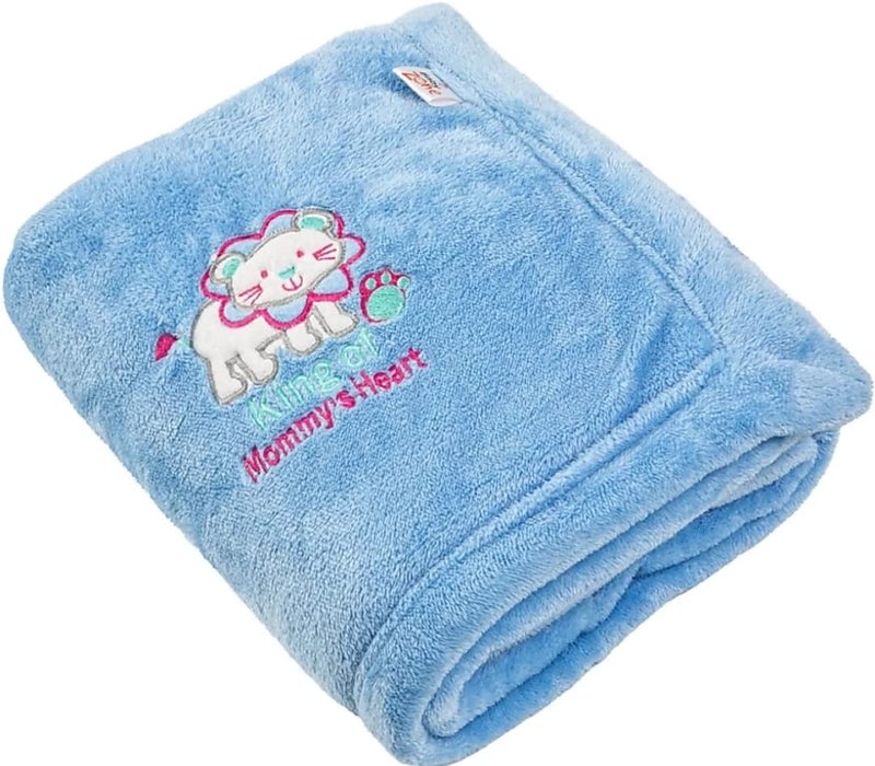 BRANDONN Baby Blankets New Born Double Layer Soft Coral Crib Top Sheet Cum Baby Bath Towel Bed Bedding for Baby Boys and Baby Girls - Image 1
