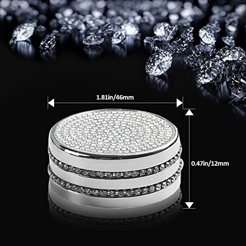 CUCHIYUN Bling Center Console Multimedia Knob Button Covers Parts Car Interior Accessories Compatible with Lexus RX NX ES Accessories - Image 4