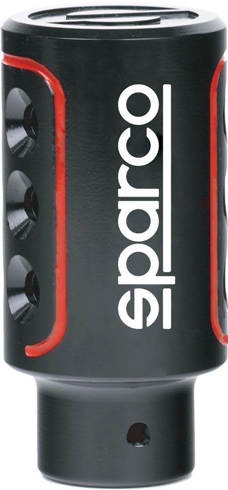 Sparco مقبض نقل الحركة اليدوي سباركو سباق أسود عالمي - Image 1