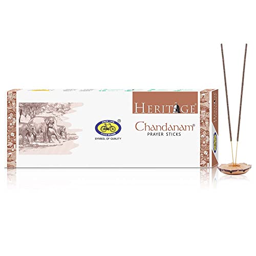 Cycle Pure Heritage Chandanam Prayer Sticks | Pack of 3 (200g Agarbatti Per Pack)| Sandalwood Incense for Positive Energy, Puja, Relaxation, Havan | (Chandanam Incense Sticks) - Image 3