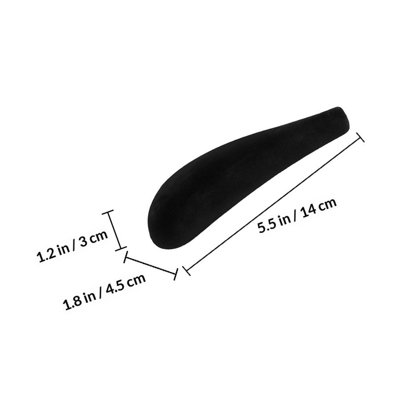16pcs Wide Shoulder Flocking Hanger Pads For Non-Skid Garment Hanger Clothes Hanger Accessories Clothes Hanger Supplies Hanger Pads - Image 2