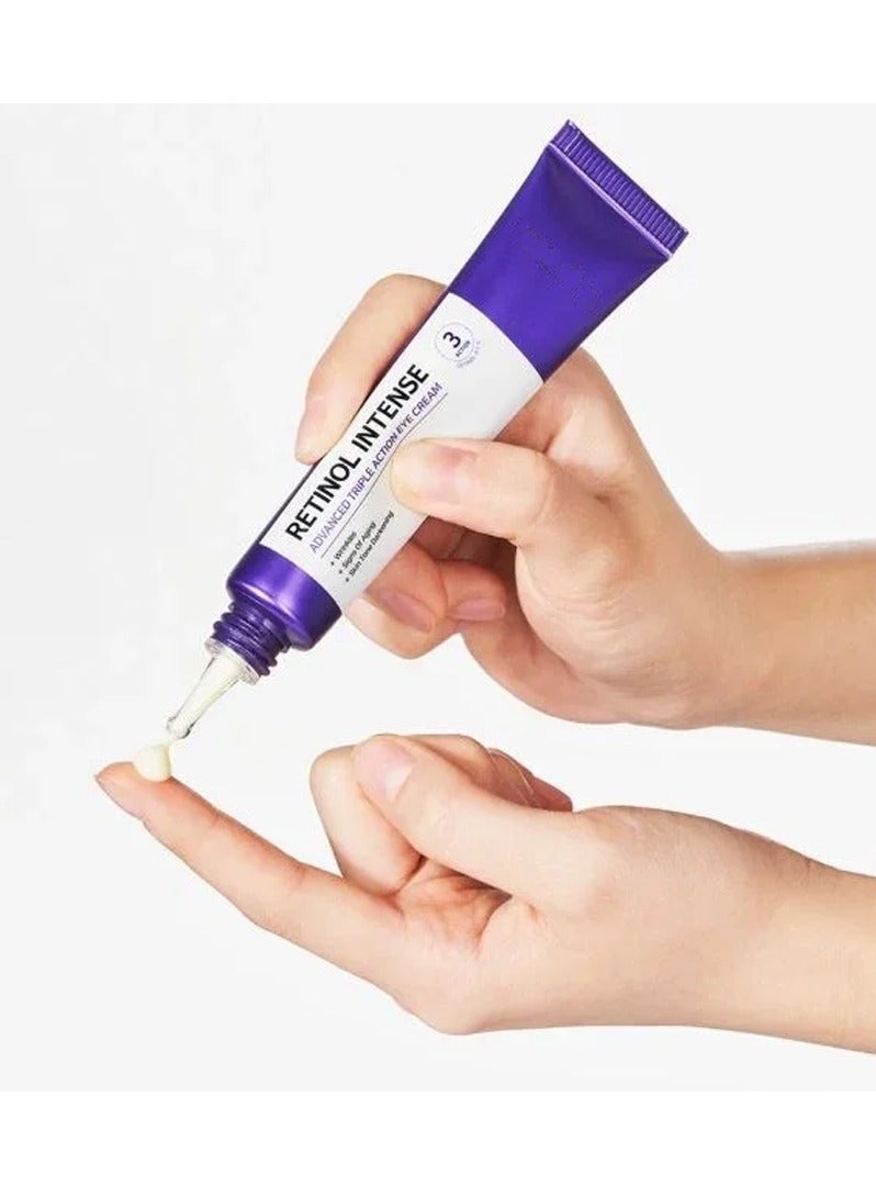 DubaiGallery Retinol Intense Advanced Triple Action Eye Cream, 30 ml (Pack of 1), violet - Image 2
