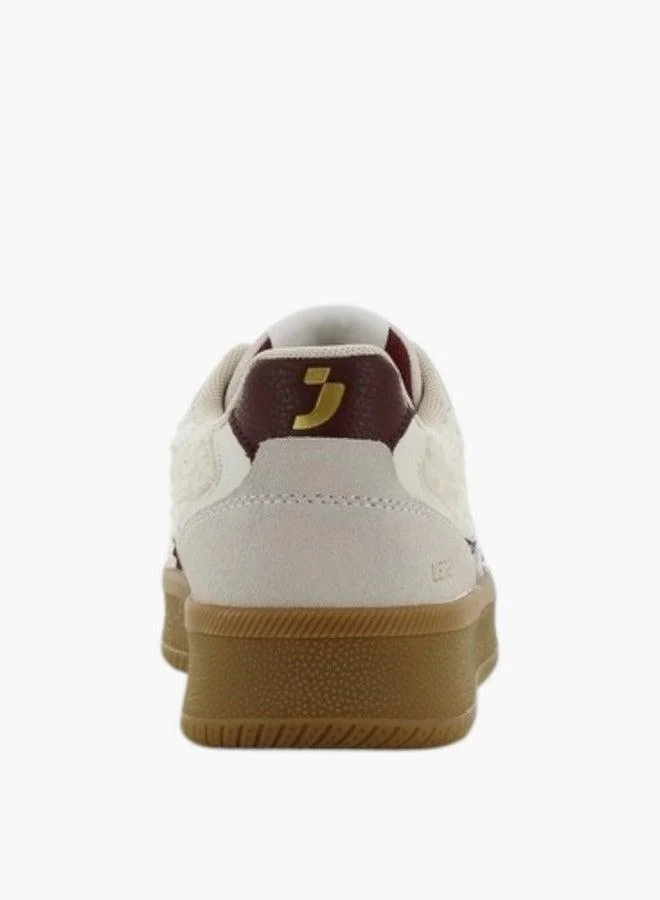 SJ  SJ Women's Panelled Lace-Up Sneakers  | Best Price UAE