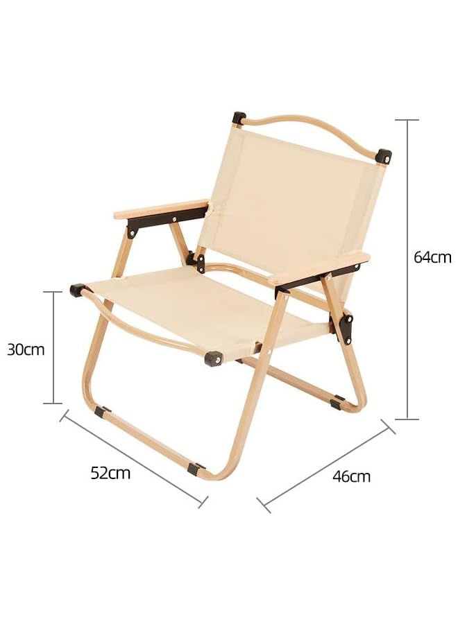 PROMASS Outdoor Folding Chair, Camping Chair, Lightweight Portable Beach Chair For Outdoor Camp, Travel, Picnic, Hiking, Backpacking - Image 4