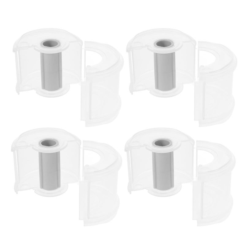 SUPVOX 4pcs Plastic Washi Tape Dispensers with Cutters 6.5cm Office Craft - Image 2
