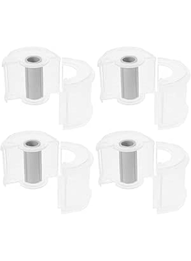 SUPVOX 4pcs Plastic Washi Tape Dispensers with Cutters 6.5cm Office Craft - Image 1