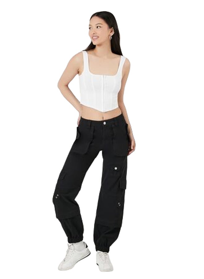 FOREVER 21 Cotton Cargo Joggers  - Image 1