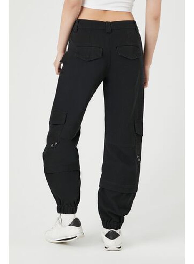 FOREVER 21 Cotton Cargo Joggers  - Image 4
