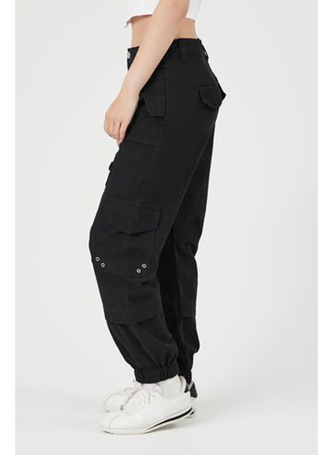 FOREVER 21 Cotton Cargo Joggers  - Image 3