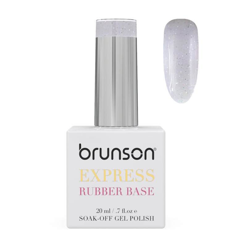 brunson TPO free Rubber Base Gel polish 20ml Soak Off Base Coat for Nail Strengthening Long Lasting Gel Polish Base for Chip Free Shine Brittle Nails UV Rubber base Russian manicure Non Yellowing salon manicure - Image 1