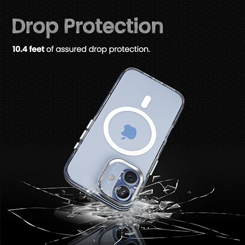 CASEGEAR Super Crystal Transparent Back Cover Case Compatible with iPhone 17 | Lifetime Anti-Yellow | 10.4 Feet Drop Protection | Compatible with MagSafe | 360° Camera Protection - Image 4
