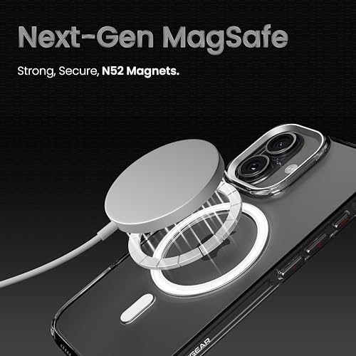 CASEGEAR Super Crystal Transparent Back Cover Case Compatible with iPhone 17 | Lifetime Anti-Yellow | 10.4 Feet Drop Protection | Compatible with MagSafe | 360° Camera Protection - Image 5